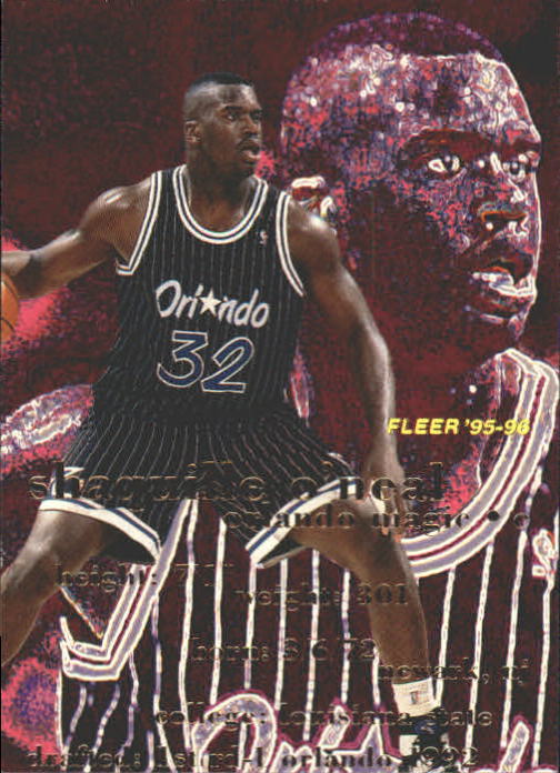 1995-96 Shaquille O'Neal Signed Game Issued Orlando Magic