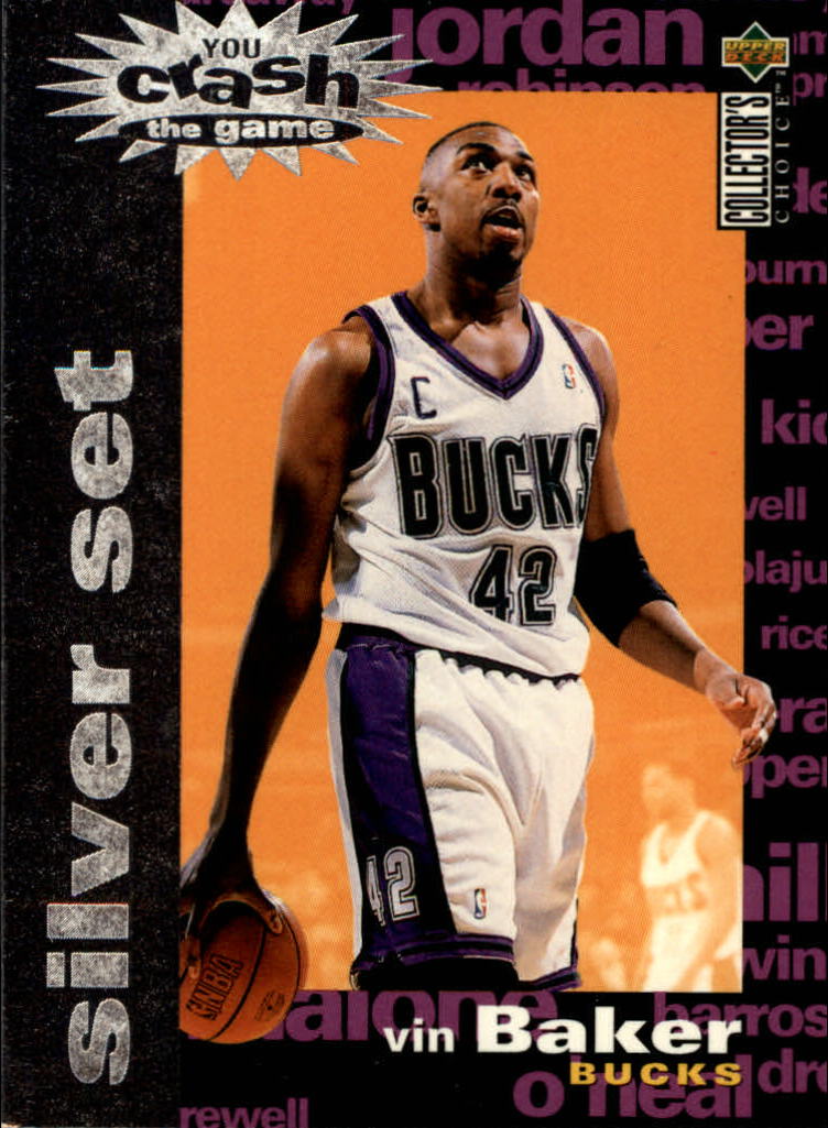 1995-96 Collector's Choice Crash the Game Assists/Rebounds Silver Redemption #C9 Vin Baker