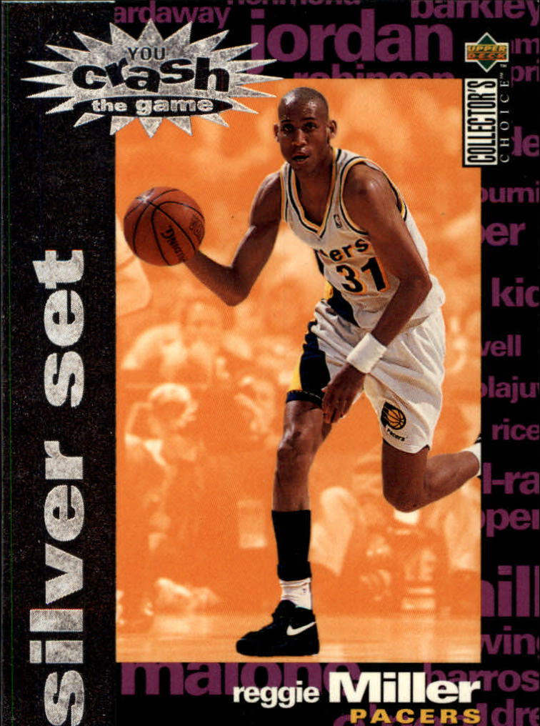 1995-96 Collector's Choice Crash the Game Assists/Rebounds Silver Redemption #C21 Reggie Miller