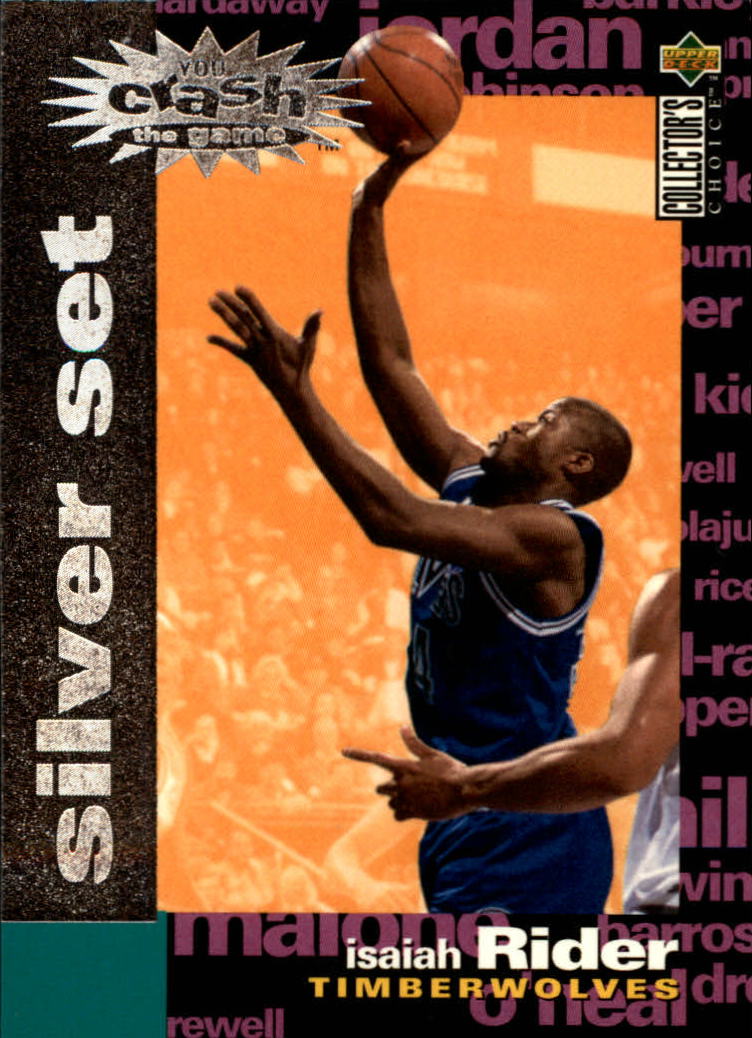 1995-96 Collector's Choice Crash the Game Scoring Silver Redemption #C12 Isaiah Rider