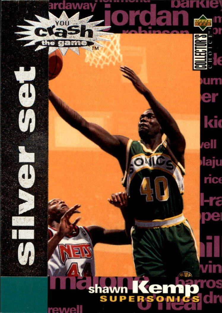 1995-96 Collector's Choice Crash the Game Scoring Silver Redemption #C21 Shawn Kemp