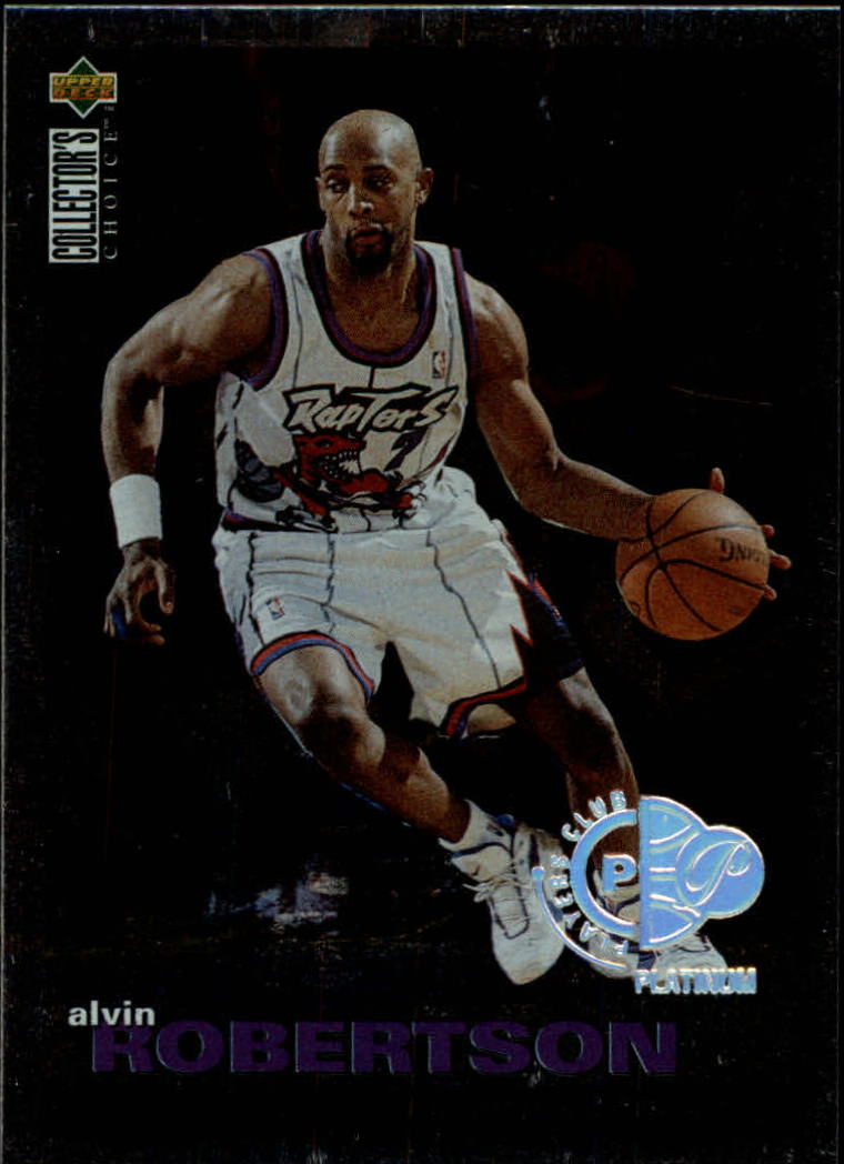 1995-96 Collector's Choice Debut Trade Player's Club Platinum #T25 Alvin Robertson