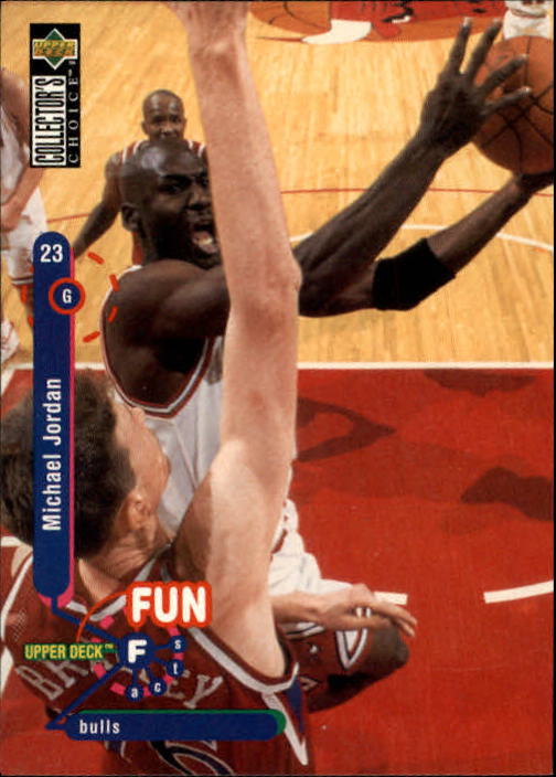 Michael Jordan (Basketball Card) 1995-96 Upper Deck Collector's Choice -  Michael Jordan He's Back Crash the Game #M4