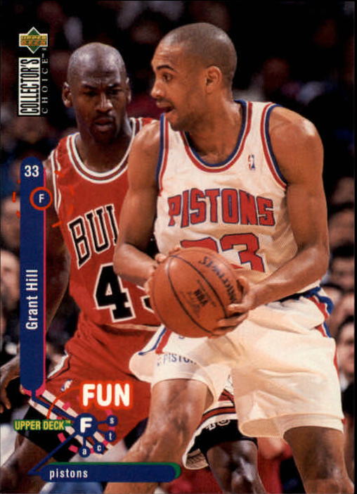 1995-96 Collector's Choice #173 Grant Hill FF/with Michael Jordan