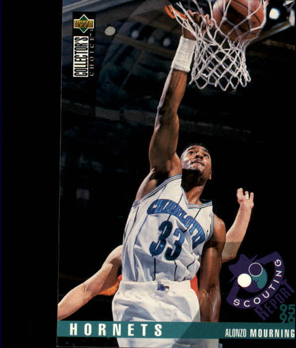 1995-96 Collector's Choice #323 Alonzo Mourning SR