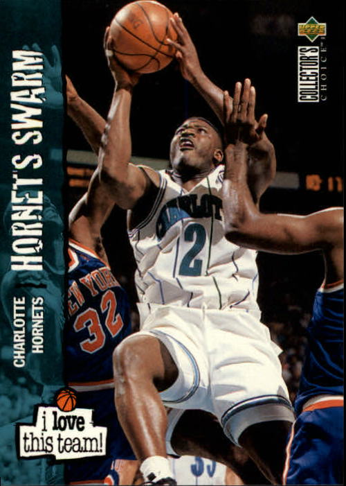 1995-96 Collector's Choice #368 Larry Johnson LOVE