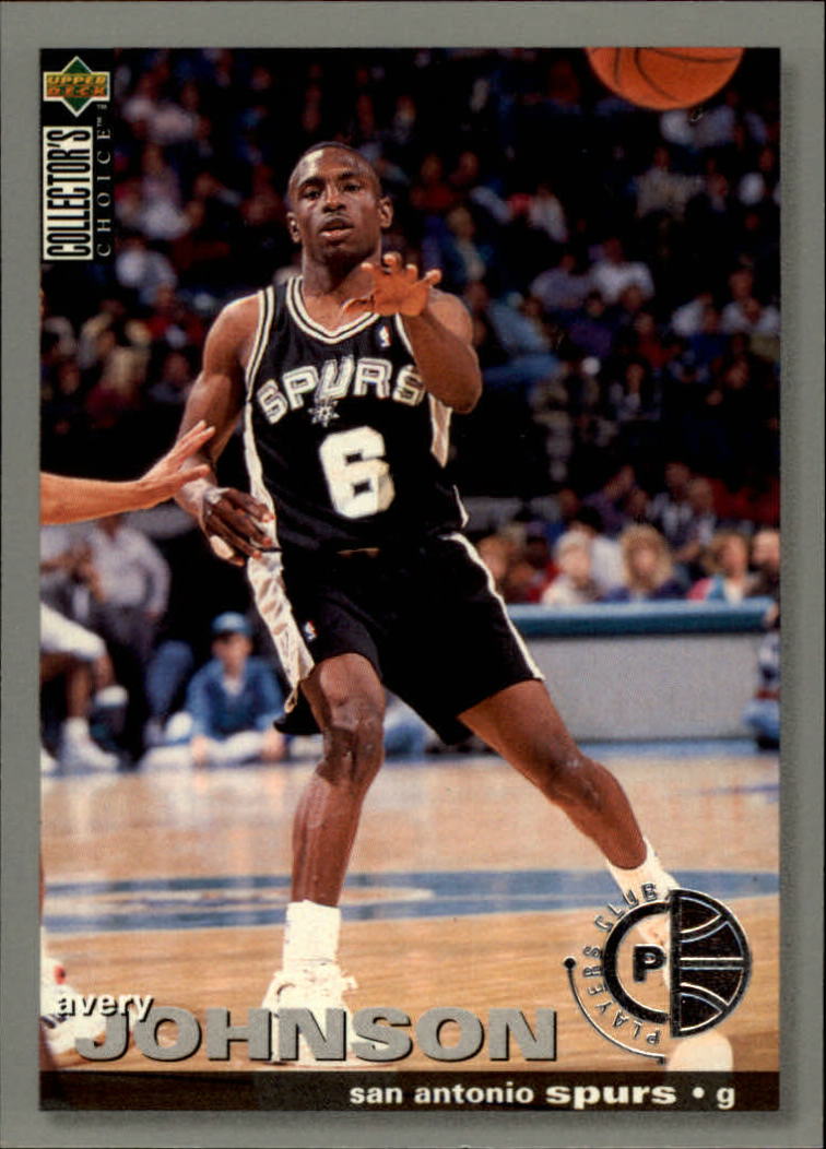 1995-96 Collector's Choice Player's Club #6 Avery Johnson