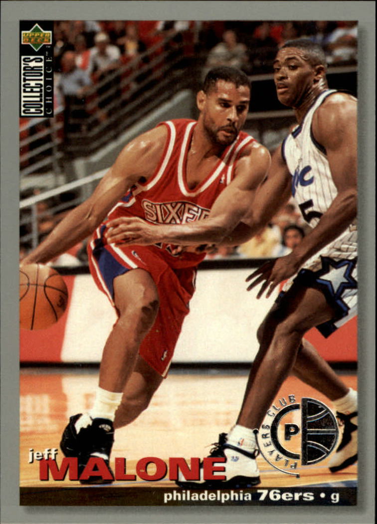 1995-96 (76ERS) Collector's Choice Player's Club #113 Jeff Malone | eBay