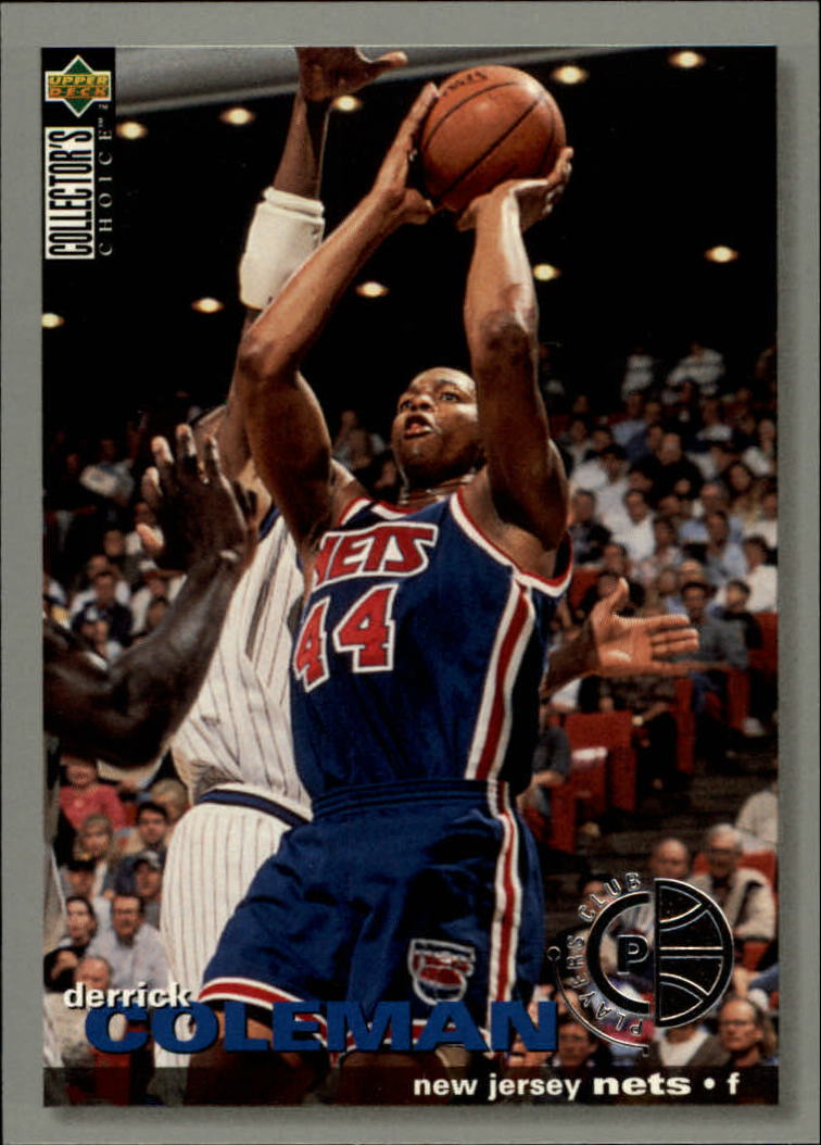 1995-96 Collector's Choice Player's Club #138 Derrick Coleman