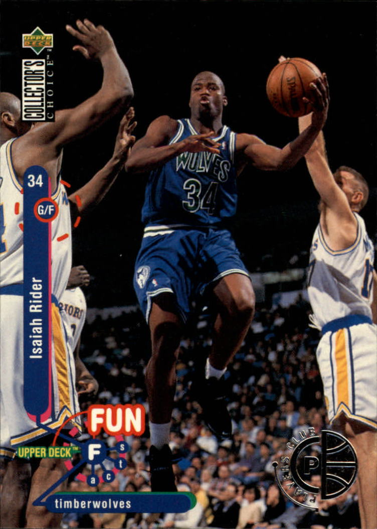 1995-96 Collector's Choice Player's Club #181 Isaiah Rider FF