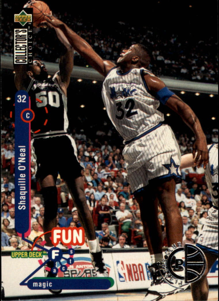 1995-96 Collector's Choice Player's Club #184 Shaquille O'Neal FF