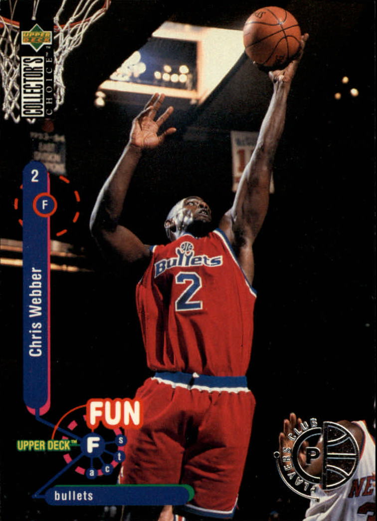 1995-96 Collector's Choice Player's Club #194 Chris Webber FF