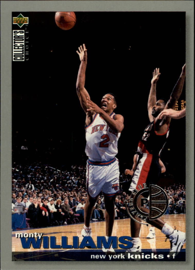 1995-96 Collector's Choice Player's Club #250 Monty Williams