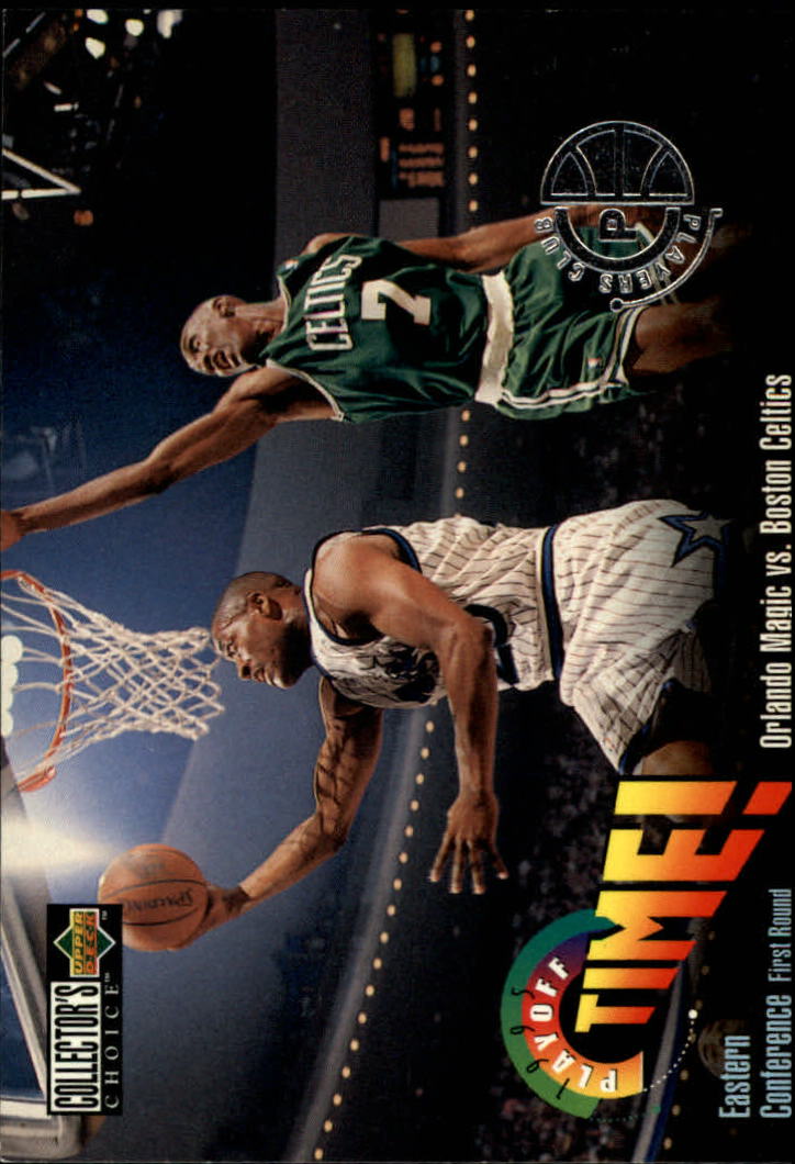 1995-96 Collector's Choice Player's Club #350 Nick Anderson/Dee Brown PT