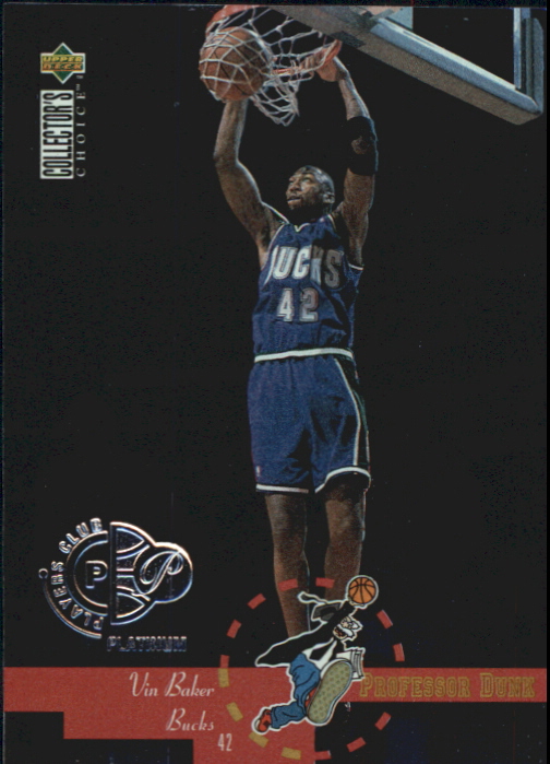 1995-96 Collector's Choice Player's Club Platinum #197 Vin Baker PD