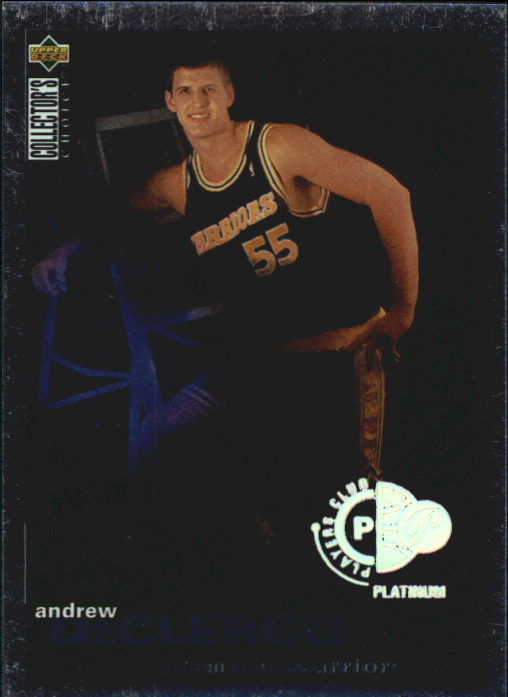 1995 Upper Deck Collector's Choice Basketball Platinum Player's Club Andrew DeClercq #251