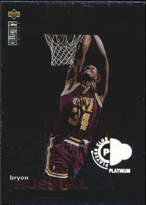 1995-96 Collector's Choice Player's Club Platinum #260 Bryon Russell