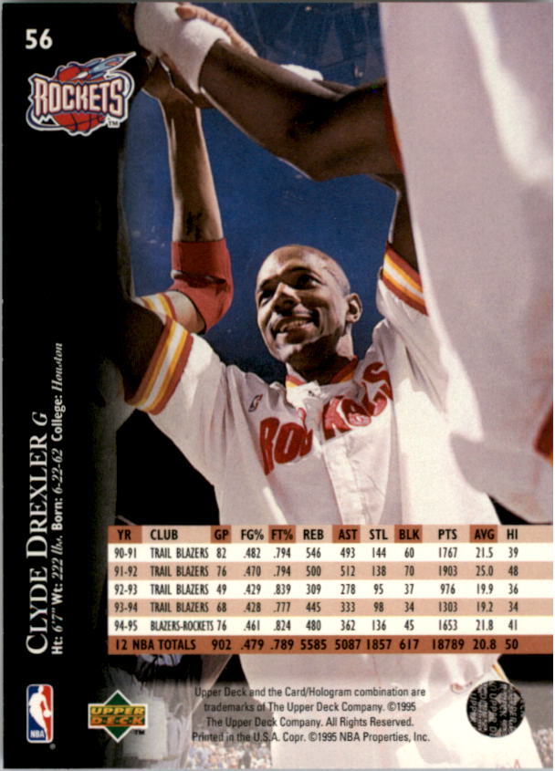 Clyde Drexler cards (1989-2022) Blazers Rockets - You Choose - Picture 81 of 162
