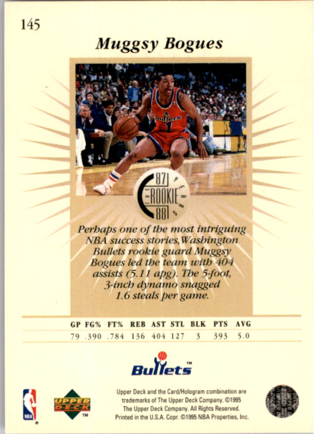 1992-93 Ultra #17 Muggsy Bogues - NM-MT - Card Shack