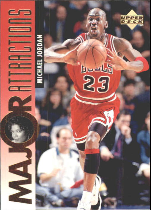 1995-96 Upper Deck #341 Michael Jordan/Queen Latifah MA