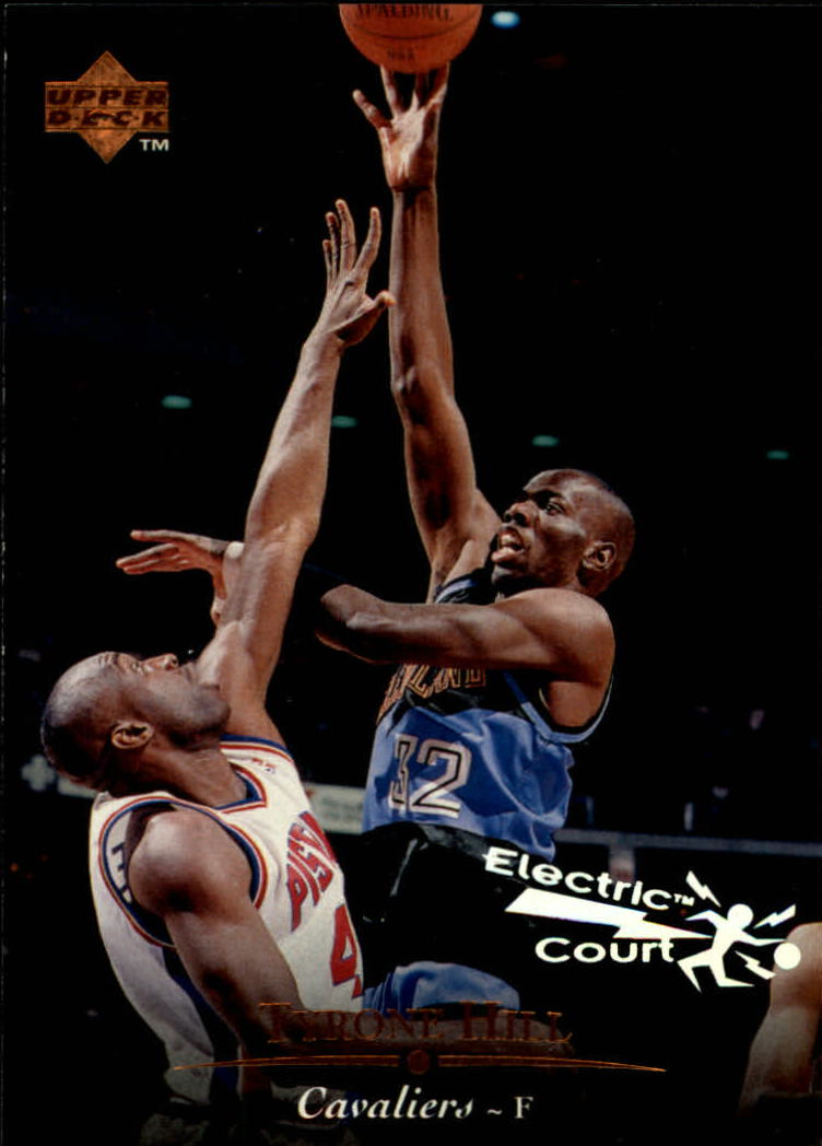 1995-96 Upper Deck Electric Court #6 Tyrone Hill