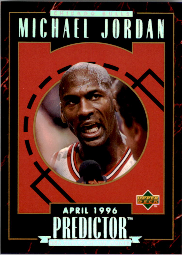1995-96 Upper Deck Predictor Player of the Month Redemption #R5 Michael Jordan/Apr.