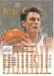 1995-96 Ultra #264 Brent Barry RC back image