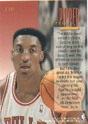 1995-96 Ultra #330 Scottie Pippen ENC back image
