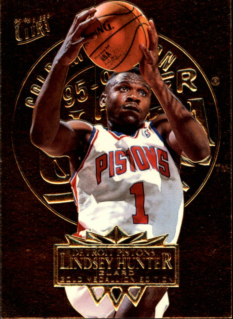 1995-96 Ultra Gold Medallion #54 Lindsey Hunter