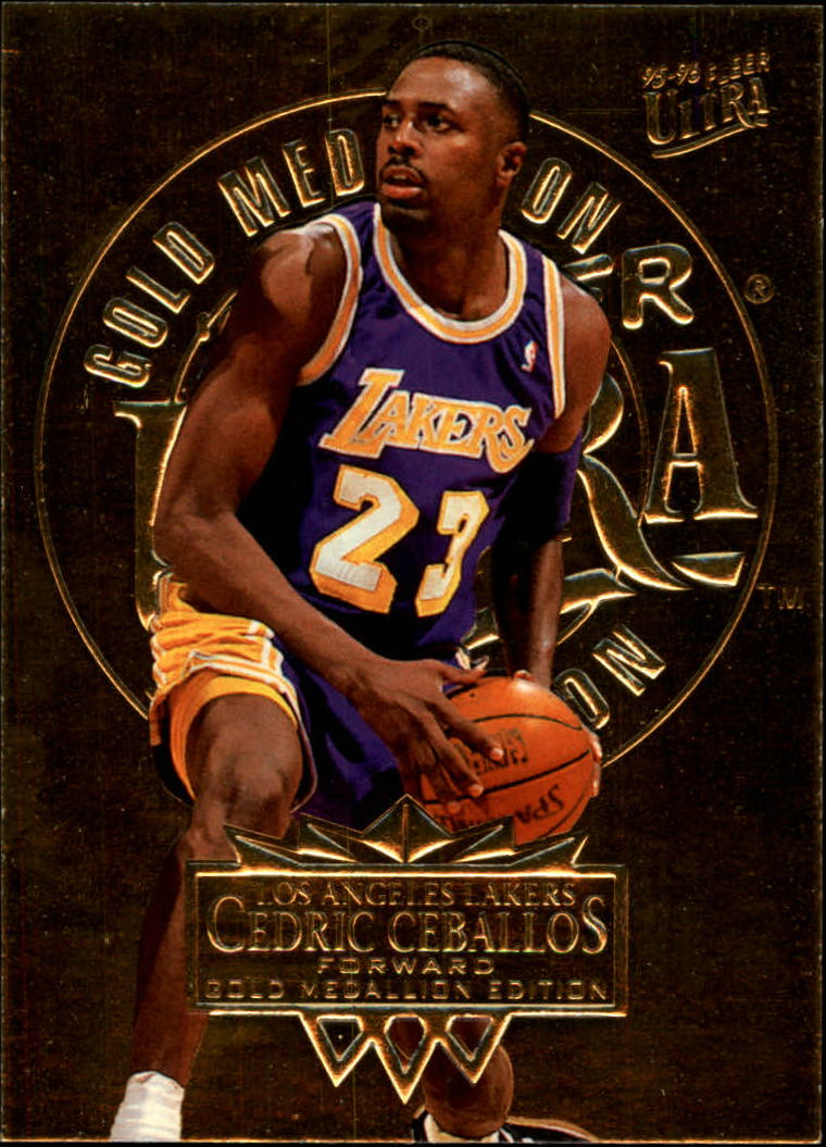 1995-96 Ultra Gold Medallion #87 Cedric Ceballos