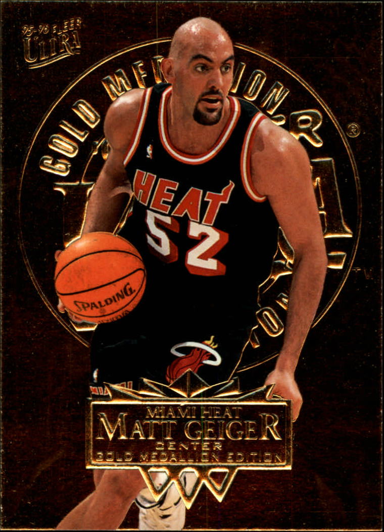 1995-96 Ultra Gold Medallion #95 Matt Geiger