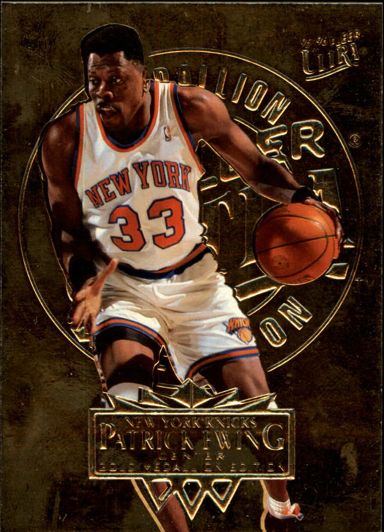 1995-96 Ultra Gold Medallion #117 Patrick Ewing - NM-MT