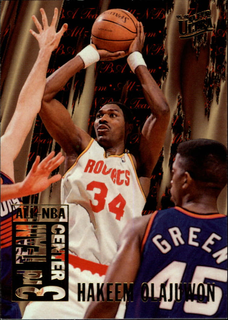 1995-96 Ultra All-NBA #13 Hakeem Olajuwon