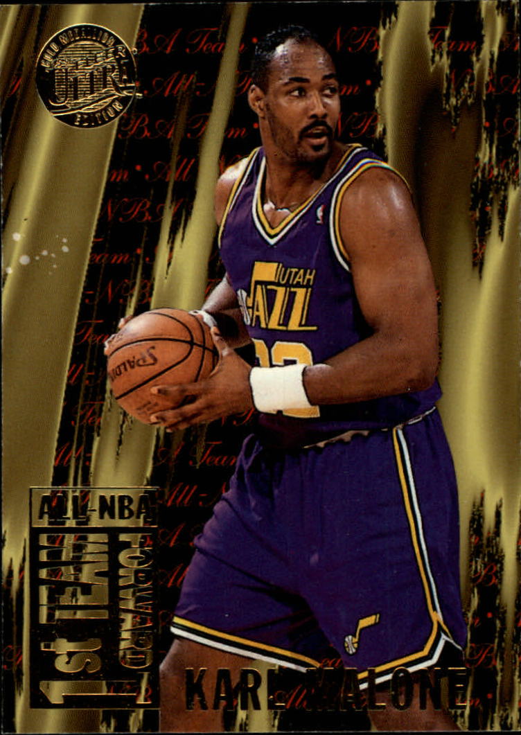 1995-96 Ultra All-NBA Gold Medallion #2 Karl Malone