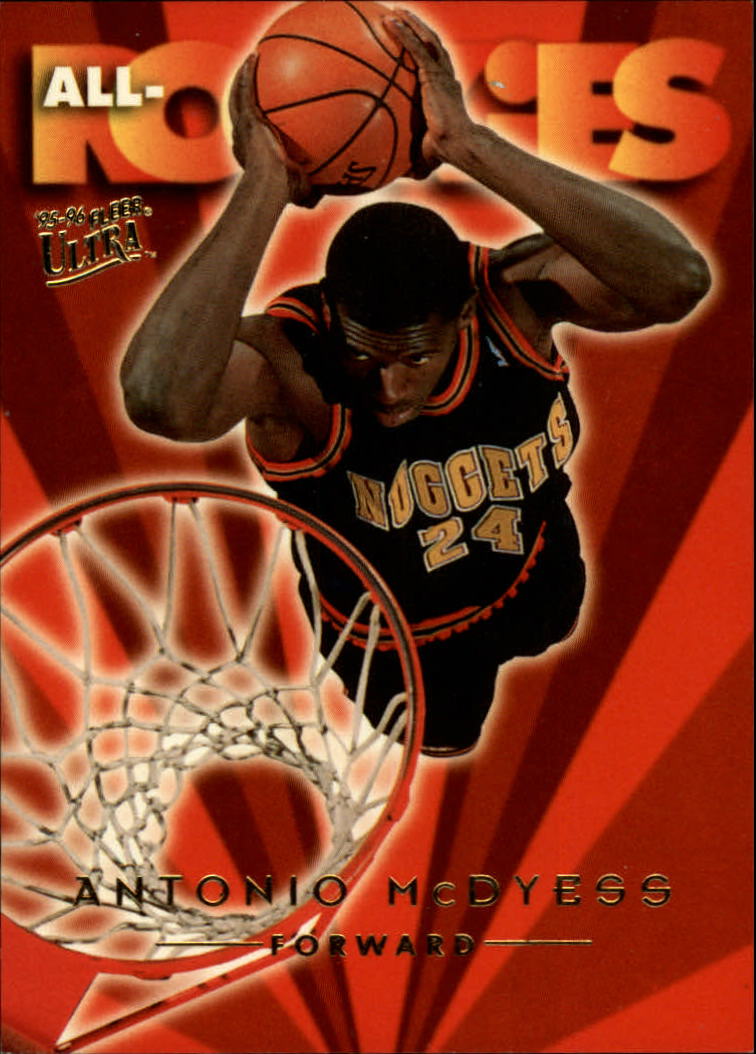 1995-96 Ultra All-Rookies #4 Antonio McDyess DP