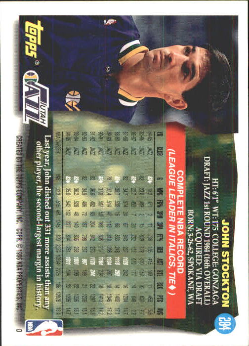 John Stockton cards (1989-2021) Jazz - You Choose - Bild 59 von 284