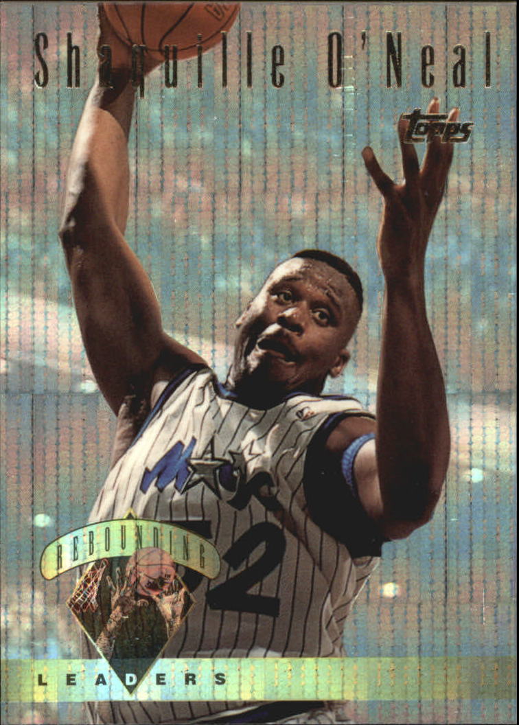 1995-96 Topps Power Boosters #13 Shaquille O'Neal