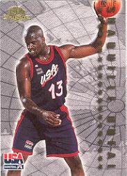 1995-96 SkyBox Premium USA Basketball #U7 Shaquille O'Neal