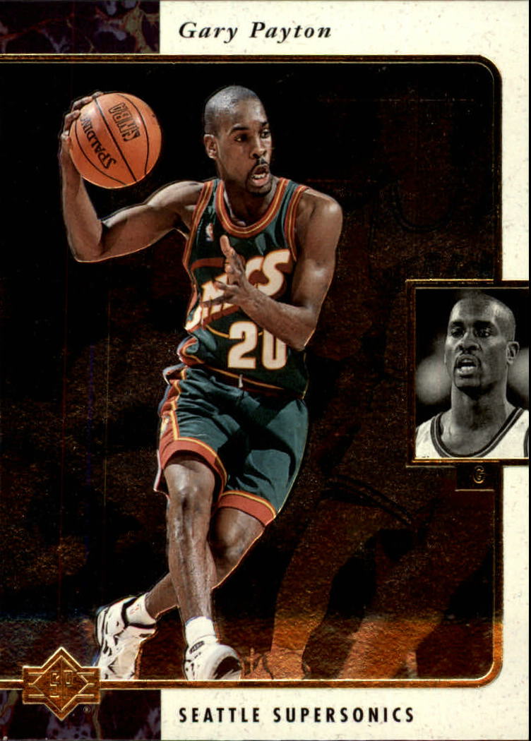  1990-91 Hoops #391 Gary Payton NM-MT RC Rookie Seattle