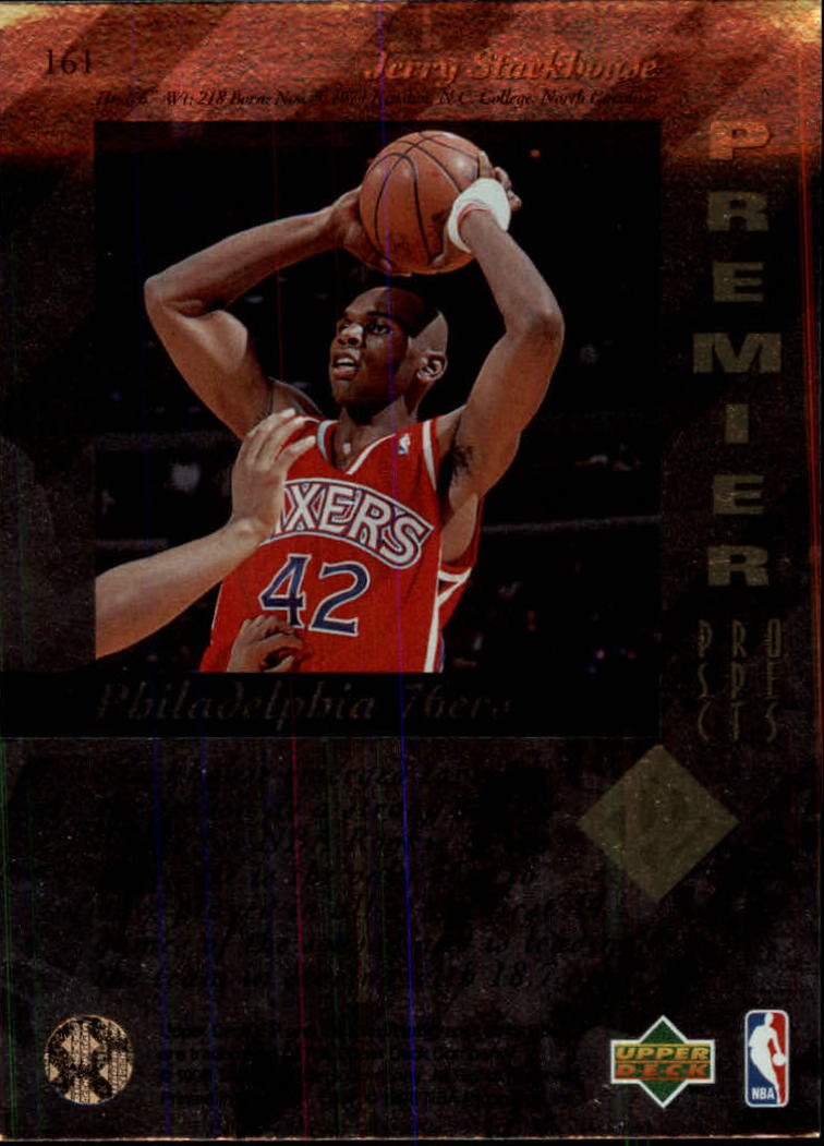 1995-96 SP #161 Jerry Stackhouse RC back image