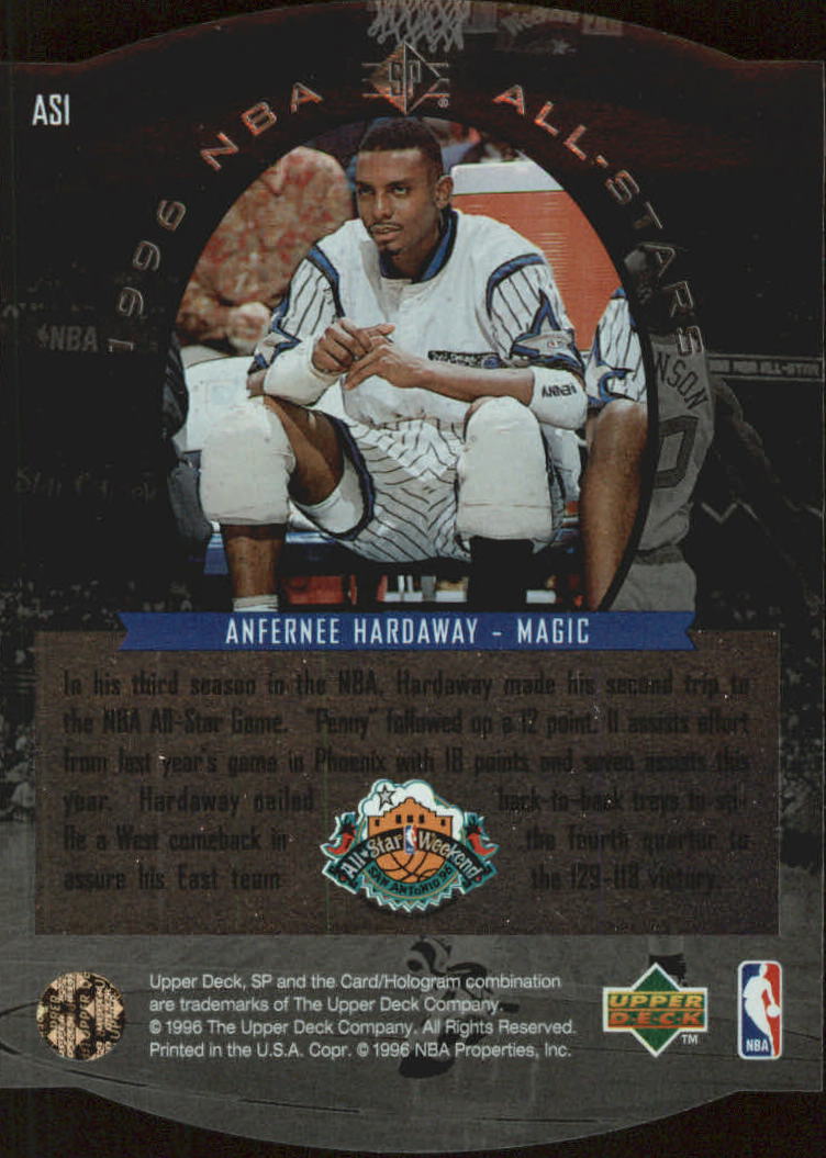 1995-96 SP All-Stars #AS1 Anfernee Hardaway - NM-MT