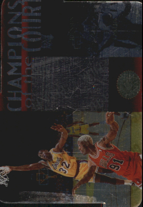 1995-96 SP Championship Champions of the Court Die Cuts #C13 Magic Johnson