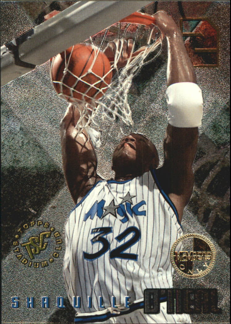 1995-96 Stadium Club Members Only Parallel II #X2 Shaquille O'Neal