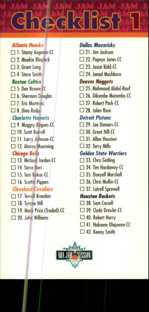B1651- 1995-96 Jam Session Bk Cards 1-119 +Inserts -You Pick- 15+ FREE US SHIP - Picture 173 of 207