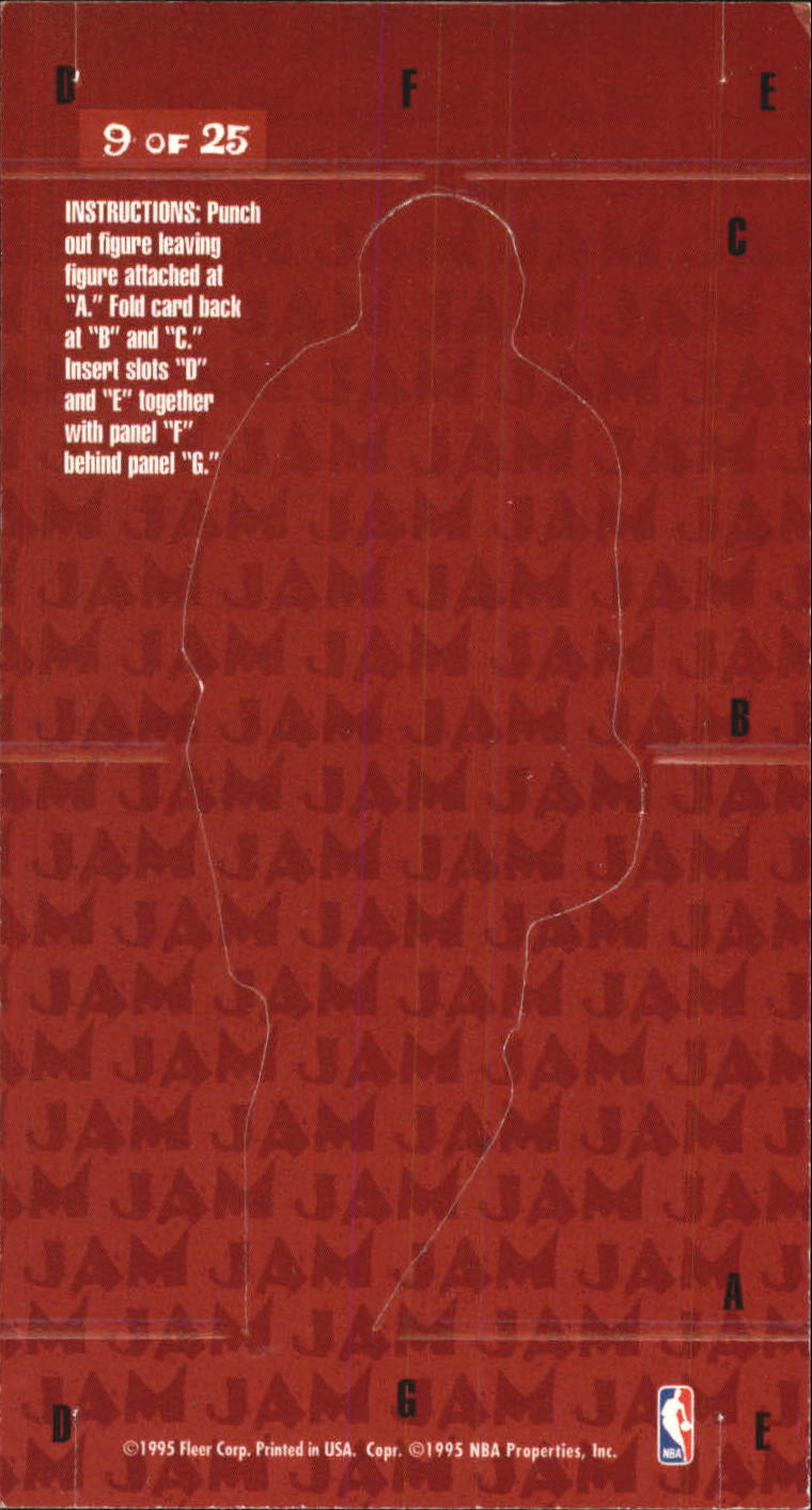 1995-96 Jam Session Pop-Ups #9 Horace Grant back image