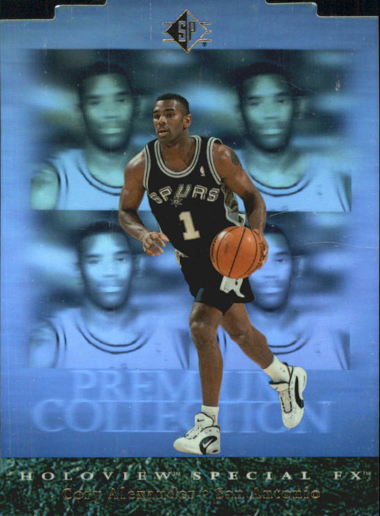 1995-96 SP Holoviews Die Cuts #PC32 Cory Alexander