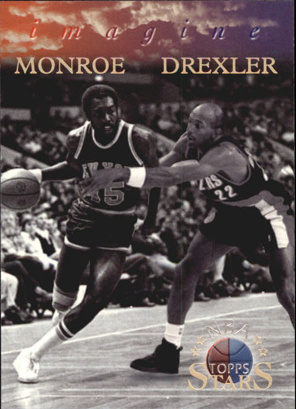 1996 Topps Stars Imagine Members Only Parallel #I7 Clyde Drexler/Earl Monroe