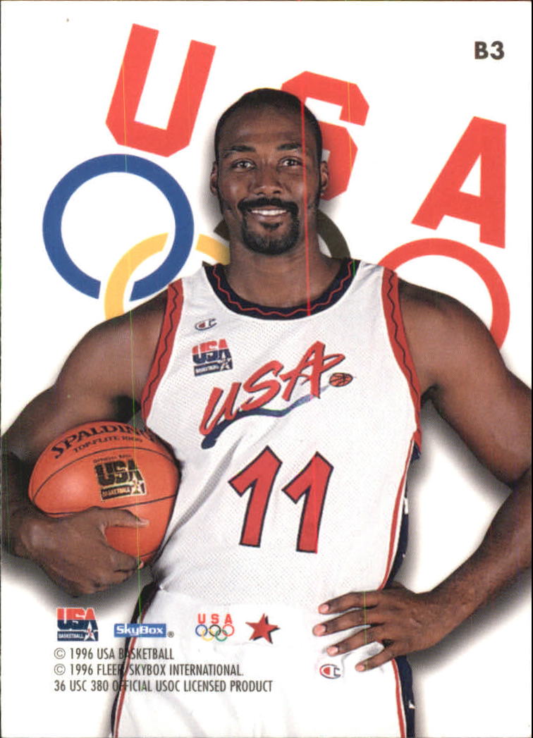 1996 SkyBox USA Bronze #B3 Karl Malone back image