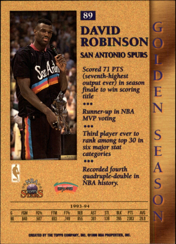 1996 Topps Stars - Golden Seasons #81 Earl Monroe