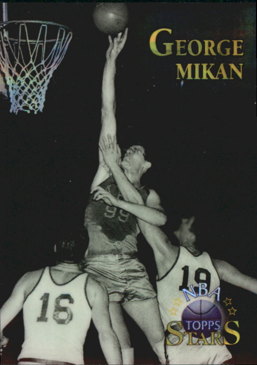 1996 Topps Stars Finest Refractors #30 George Mikan